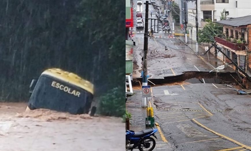 Tivi S O Louren O De Dezembro De Chuva Arrasta Nibus