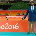 André Testa foi juiz de linha nas Olimpíadas do Rio de Janeiro — Foto: Reprodução